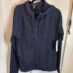 Athleta Navy Unstoppable Full-Zip Hoodie